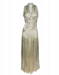 Faith Hill "There Youll Be”  Video Worn Silk Rhinestone Dress 